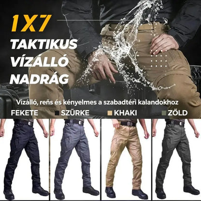 Továbbfejlesztett vízálló taktikai katonai nadrág