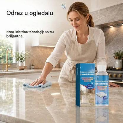 Čistilo in loščilo za marmor: nežno čisti, poudari sijaj in ščiti zatesnjeno kamnino
