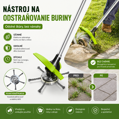 【Dva položky za 21 eur】 Vymeniteľná kosačka na kosačku/krovinorez - Oceľová kosačka na kosenie trávy