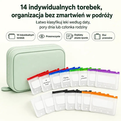 （Strona 14）💊 Wodoodporna torebka na leki – Przenośny organizer na leki i akcesoria, idealny na podróże, do domu i na co dzień
