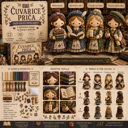 🎁Posljednji dan: Iskoristite 49% popusta! 🧵 Minijaturni komplet za patchwork iz serije Miniature World.