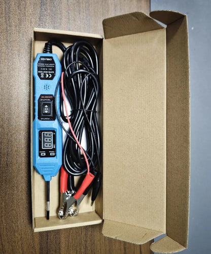 Večnamenski testni svinčnik za avtomobile z LCD zaslonom – Preizkuševalec tokokrogov od 3,5 do 36 V.