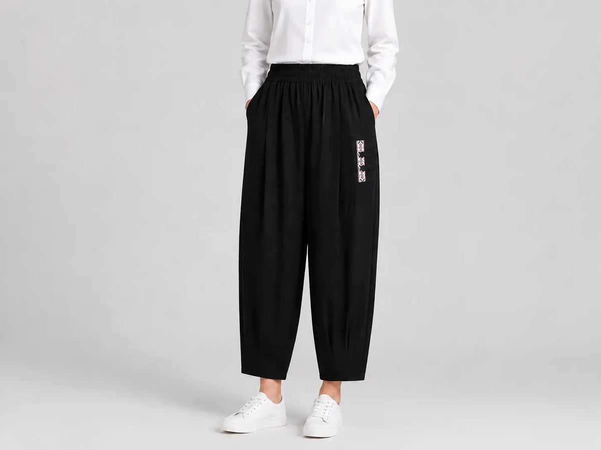 🔥✨【M-4XL】👖 Nové letné tenké bavlnené ľanové nohavice 7/8