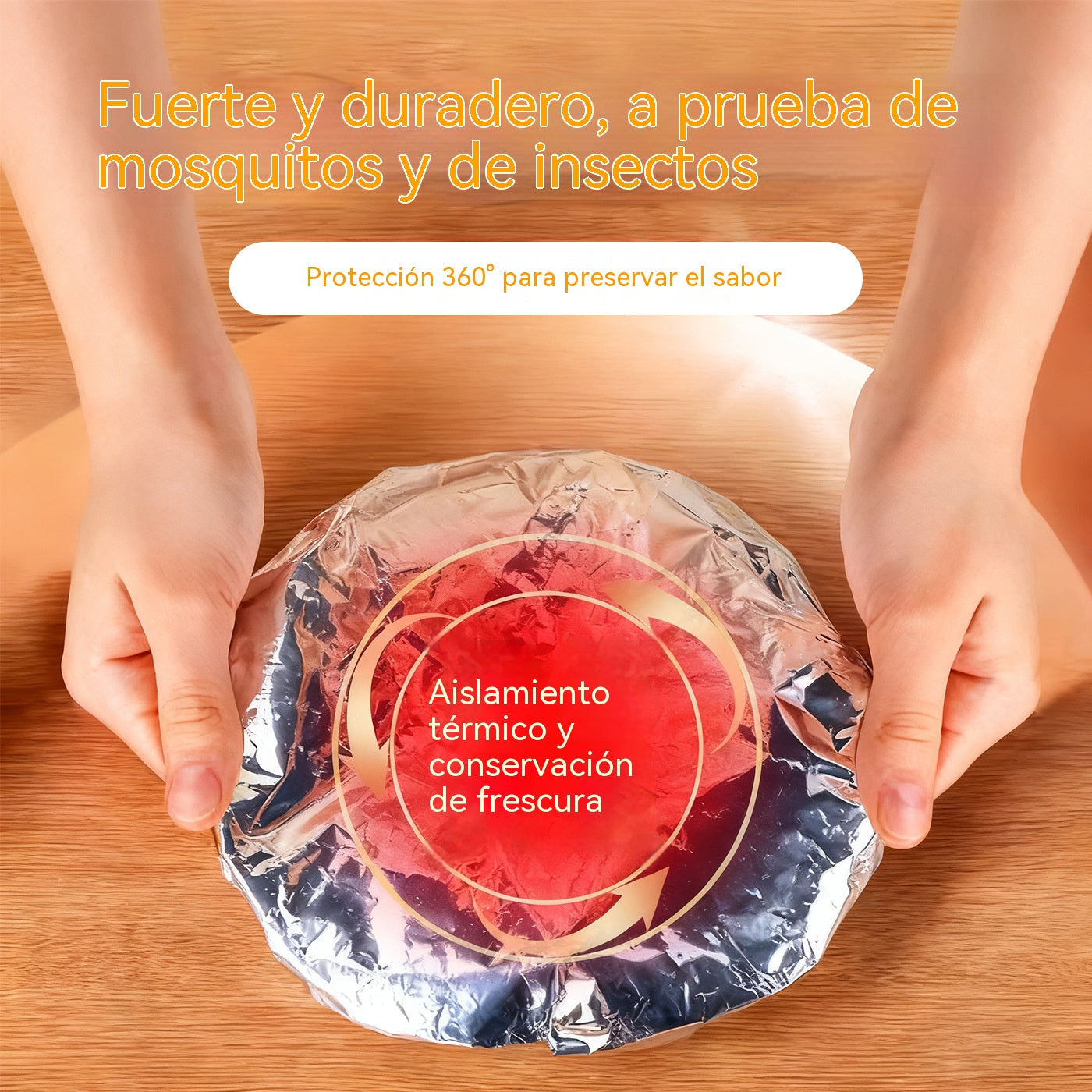 【100 piezas】28 euros Cubierta aislante de papel de aluminio