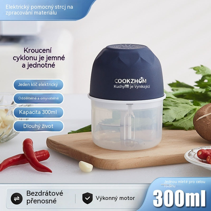 Bežični učinkoviti električni mini sjeckalica za hranu