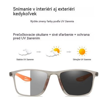 Fotochromatické, ultraľahké okuliare na čítanie s vysokým rozlíšením, špeciálne navrhnuté pre starších ľudí.