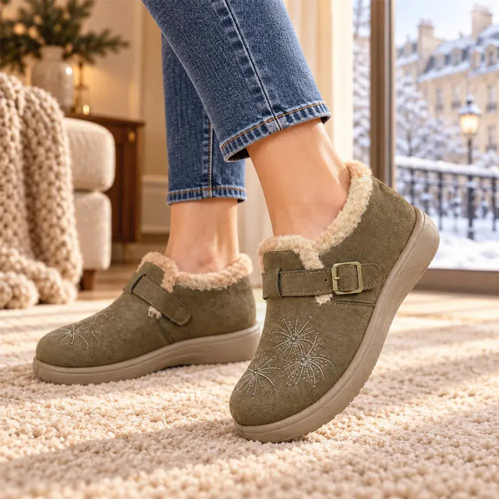 ✨【36-41】Νέα, πλήρως κλειστά παπούτσια στυλ Birkenstock για τη χειμερινή σεζόν 2026 – ζεστά, άνετα καθημερινά παπούτσια με φλις φόδρα