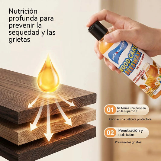 🔥 Oferta limitada ✨ Cera de Abeja Natural para Limpiar y Abrillantar Madera 🪵